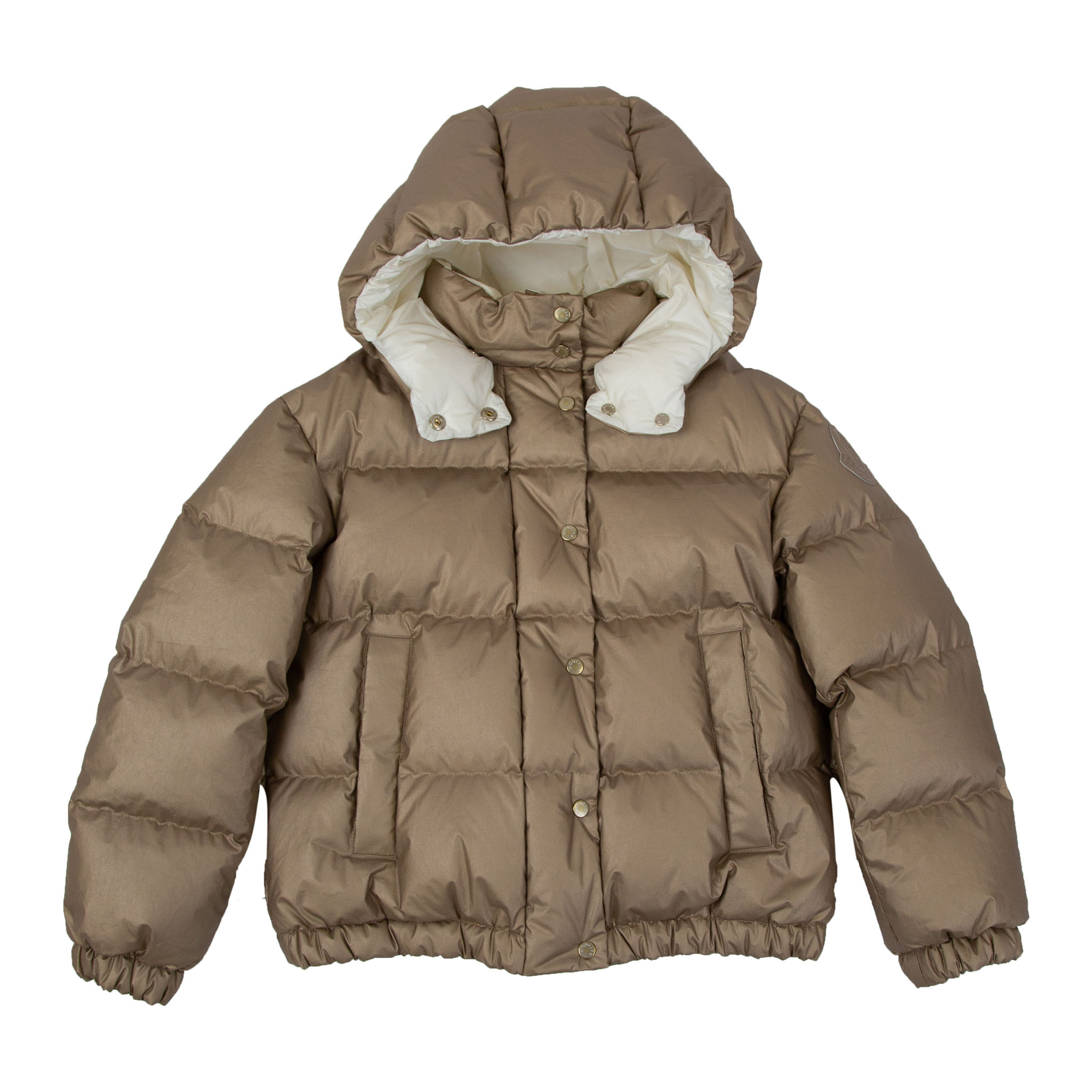 Moncler Junior Girls Daos Padded Down Jacket in Gold
